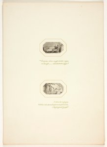 Studie für eine Platte aus The Task - Thomas Stothard