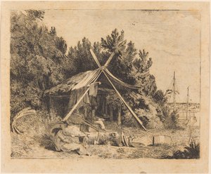 Le Camp de Stothard, Blake, Ogleby - Thomas Stothard