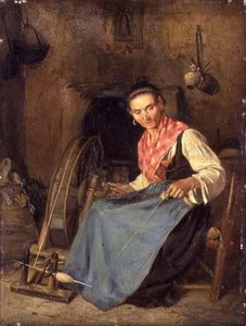 Femme filant