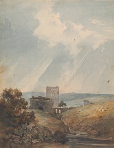 Paysage avec Château, Collines et Montagnes