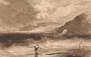Lyme Regis, Dorsetshire, une rafale - Thomas Sully