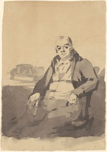Homme tenant un livre [recto] - Thomas Sully
