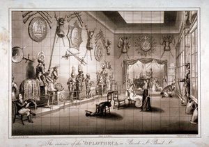 La Hoplotheca, Brook Street, Westminster, Londres, vers 1810 - Thomas Sutherland