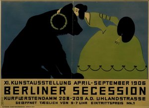 Sécession de Berlin 1906 / T. Heine / Affiche, 1906
