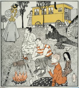 Une retrouvaille. / Oh Puzzi, dois-je te retrouver ainsi! - Thomas Theodor Heine