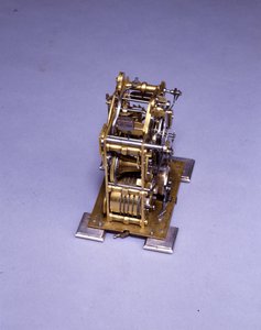 Horloge miniature à carillon, no. 222, c.1695 (métal) - Thomas Tompion