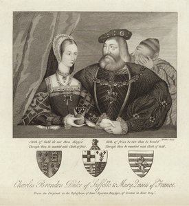 Charles Brandon Duc de Suffolk et Marie Reine de France