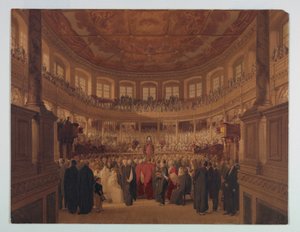 Dessin, Encaenia dans la Sheldonia, 1814 - Thomas Unwins