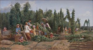 Jardin de houblon, 1858