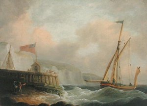 Cutter entrant dans le port