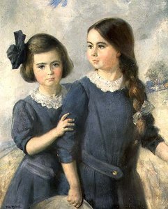 Portrait de Gwynneth et Norah Langton Thompson