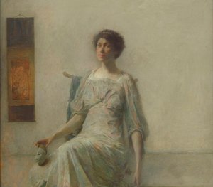 Dame avec un masque, 1911 - Thomas Wilmer Dewing