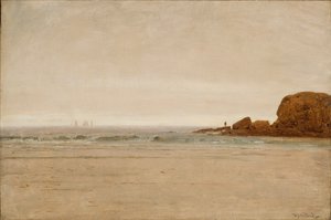 Plage et rochers 1870 - Thomas Worthington Whittredge