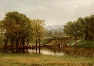 Le Baptême - Thomas Worthington Whittredge