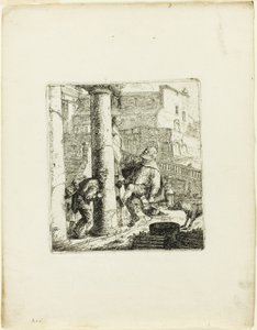 Le mendiant aveugle trompé par Lazarillo - Thomas Wyck