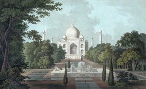 Vue du Taj Mahal - Thomas und William Daniell