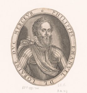 Portrait de Philippe-Emmanuel de Lorraine, duc de Mercoeur - Thomas de Leu