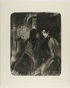 Prostituées en conflit - Théophile Alexandre Pierre Steinlen