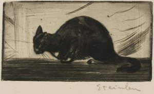 Chat arquant le dos - Théophile Alexandre Pierre Steinlen