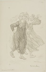 Coup de vent - Théophile Alexandre Pierre Steinlen