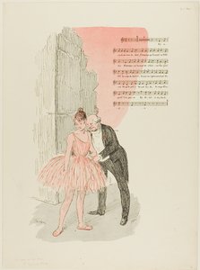 Léda et le cygne - Théophile Alexandre Pierre Steinlen