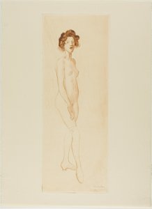 Modèle debout - Théophile Alexandre Pierre Steinlen