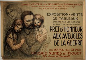 Prêt à honorer les aveugles de guerre