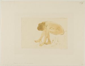 Femme assise s