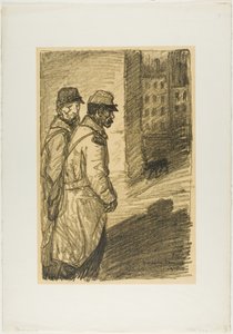 Chiens errants - Théophile Alexandre Pierre Steinlen