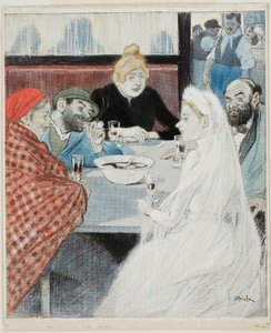 La mariée - Théophile Alexandre Pierre Steinlen