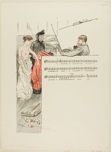 Le petit modèle - Théophile Alexandre Pierre Steinlen