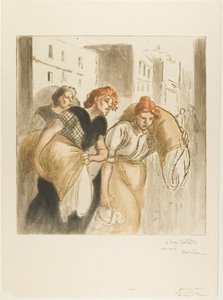 Le retour de la blanchisserie - Théophile Alexandre Pierre Steinlen