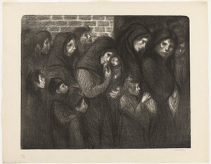 Les veuves de Courrières - Théophile Alexandre Pierre Steinlen