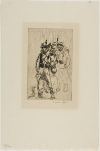Trois soldats en marche - Théophile Alexandre Pierre Steinlen