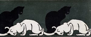 Chats par Steinlen - Théophile Alexandre Steinlen