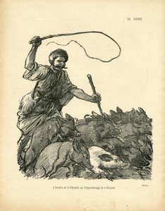 Illustration de Steinlen (1859-1923) dans Le Canard sauvage - Théophile Alexandre Steinlen