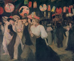 Le 14 juillet 1895 à Montmartre, 1895 - Théophile Alexandre Steinlen