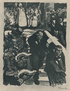 Rochefort se meurt, 1898, 1919 - Théophile Alexandre Steinlen