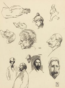 Études de figures et de têtes