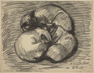 Les chats : Tsching, Batzar et Blanc-Blanc - Théophile Alexandre Steinlen