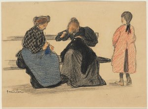 Trois figures - Théophile Alexandre Steinlen