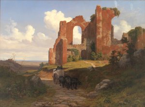 Vue des Thermes de Caracalla à Rome - Thorald Læssøe