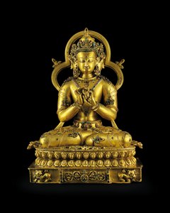 Figure de Vairochana, Densatil - Tibetan School