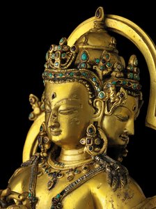 Figure de Vairochana, Densatil - Tibetan School