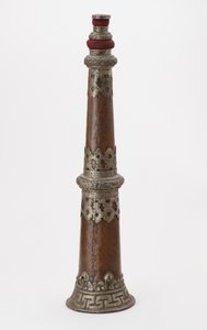 Paire de cornes rituelles télescopiques (dung-chen)
