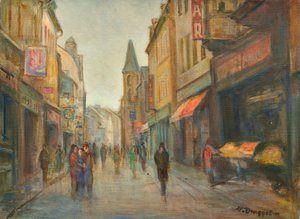 Rue sous la pluie (Paris)