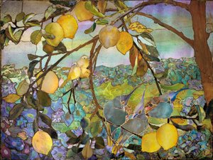Panneau de mosaïque Favrile, vers 1910 - Tiffany Studios
