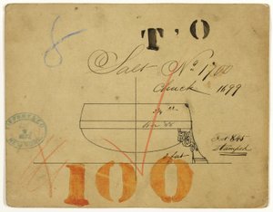 Design pour un saleron n° 1700 - Tiffany and Company