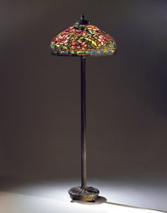Lampe de sol pivoine, c.1910