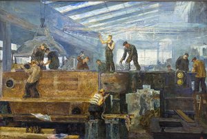 Le plan quinquennal - Installation de turbine - Tikhon Pavlovich Chernyshev